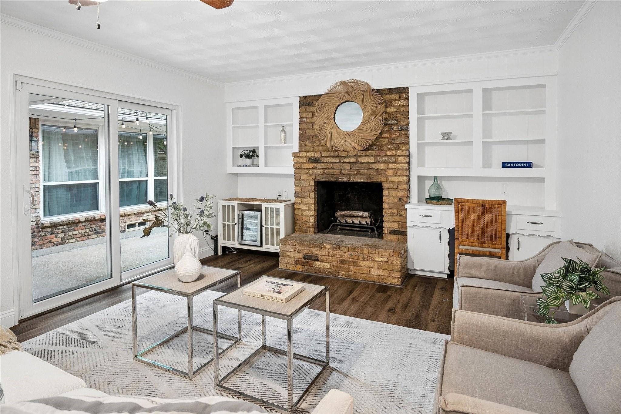 Living area at 8426 Baumgarten Drive